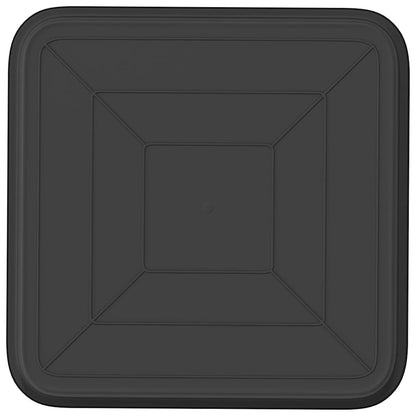 Bandeja Cuadrada Para Flores 6 Uds. Negro 32 X 32 X 2,5 Cm_5
