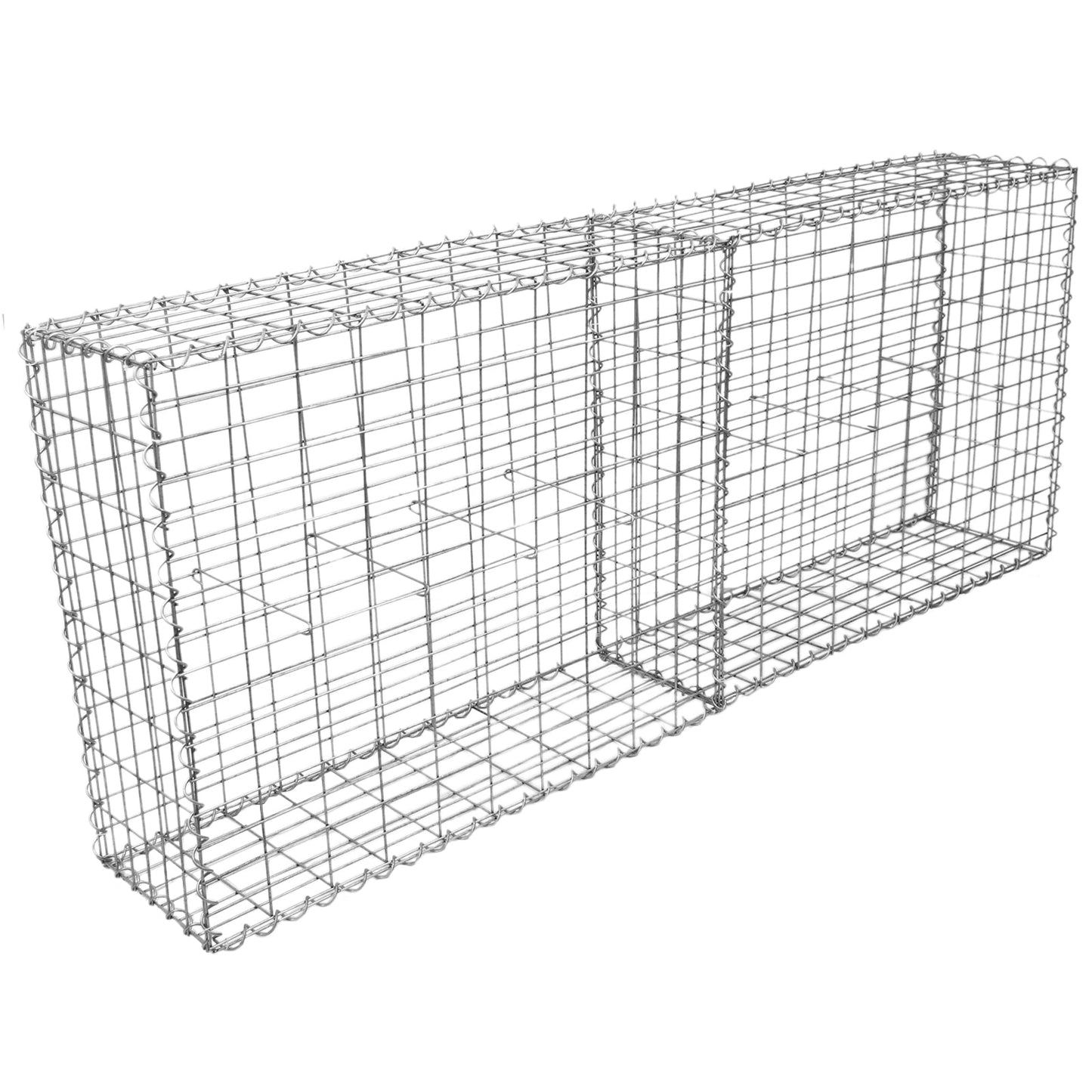 6 Cestas De Acero Galvanizado De Exterior Jaulas Para Decoración 100 X 95 X 30cm_2