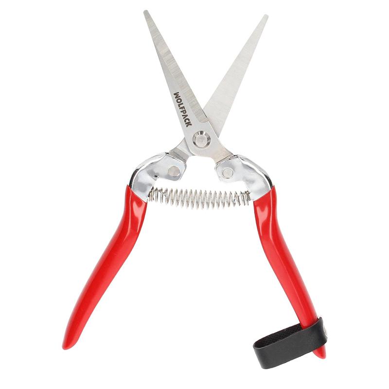 Tijeras Recolectoras 200 Mm. 1 Mano P-1802, Hojas De Acero Inoxidable.