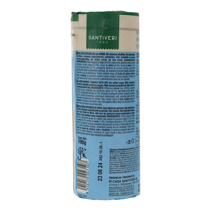 Bolachas de Aveia Integral Santiveri 0% açúcar 190g