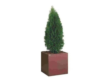 Jardinera Cubo Acero Corten / Unidad / 70x70x70 Cm_1