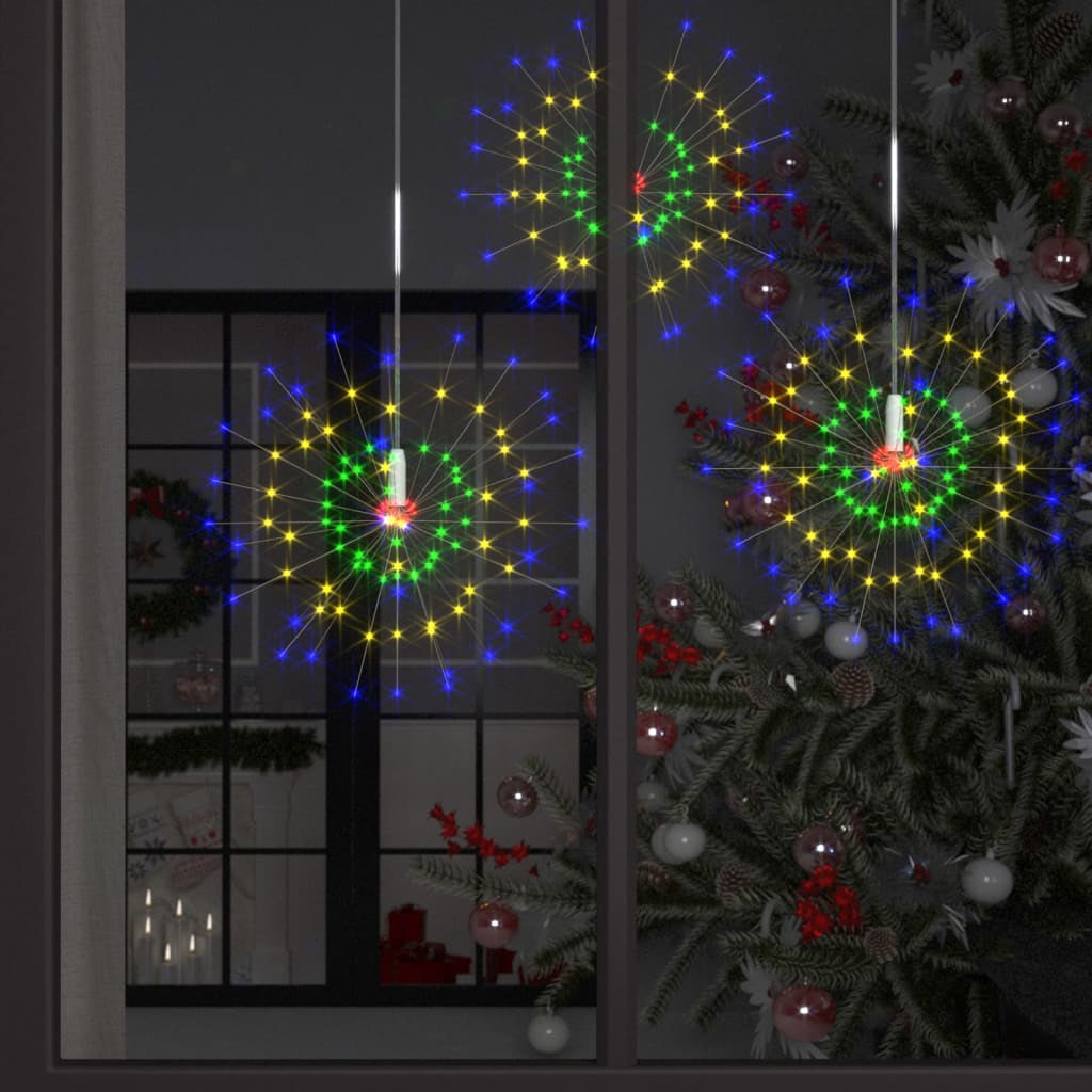 Vidaxl Luces De Petardo De Navidad Exterior 2 Uds Multicolor 280 Leds_1