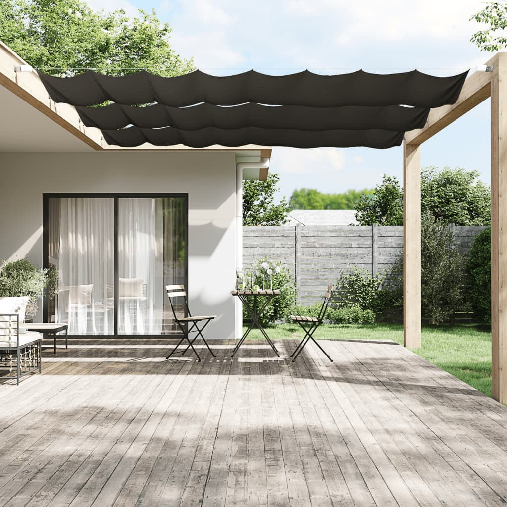 Vidaxl Toldo Vertical Gris Antracita 100x420 Cm Tela Oxford_1
