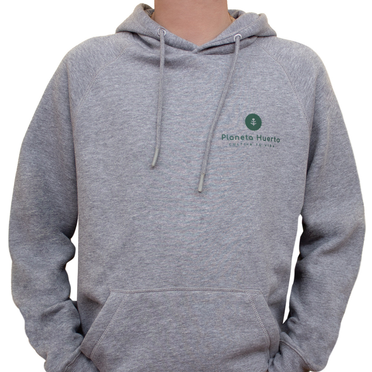 Sweatshirt ecológica solidária, Planeta Huerto, tamanho M