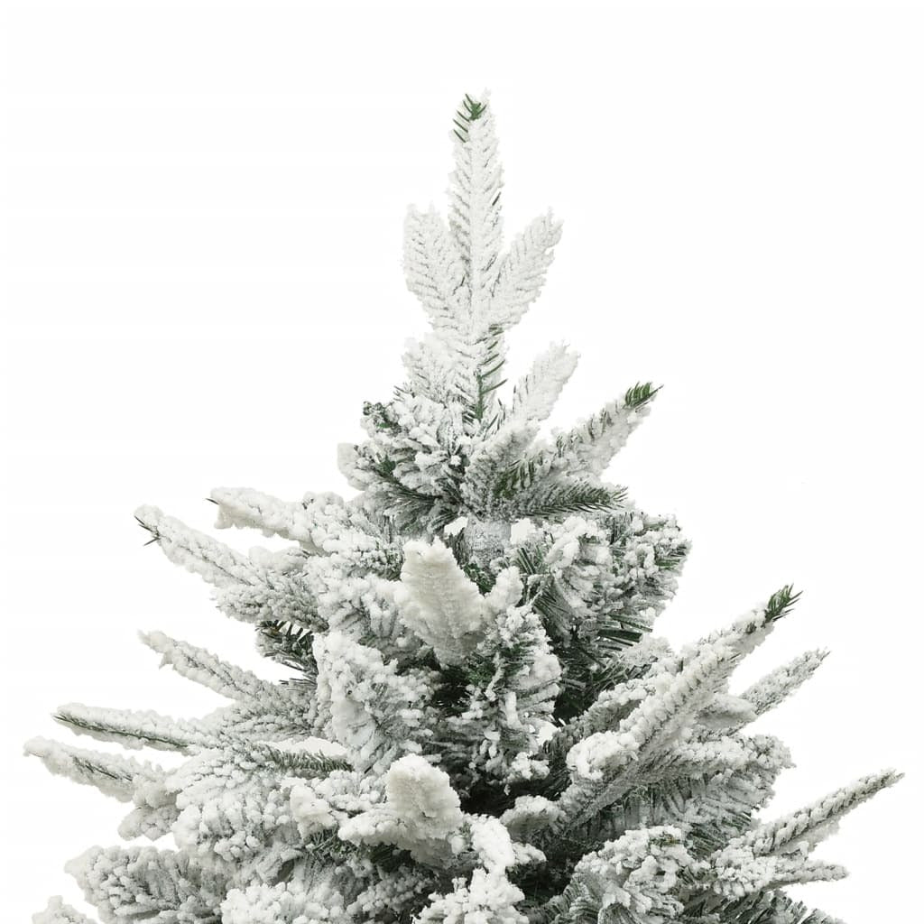 Vidaxl Árbol De Navidad Artificial Con Nieve Pvc Y Pe Verde 150 Cm_1