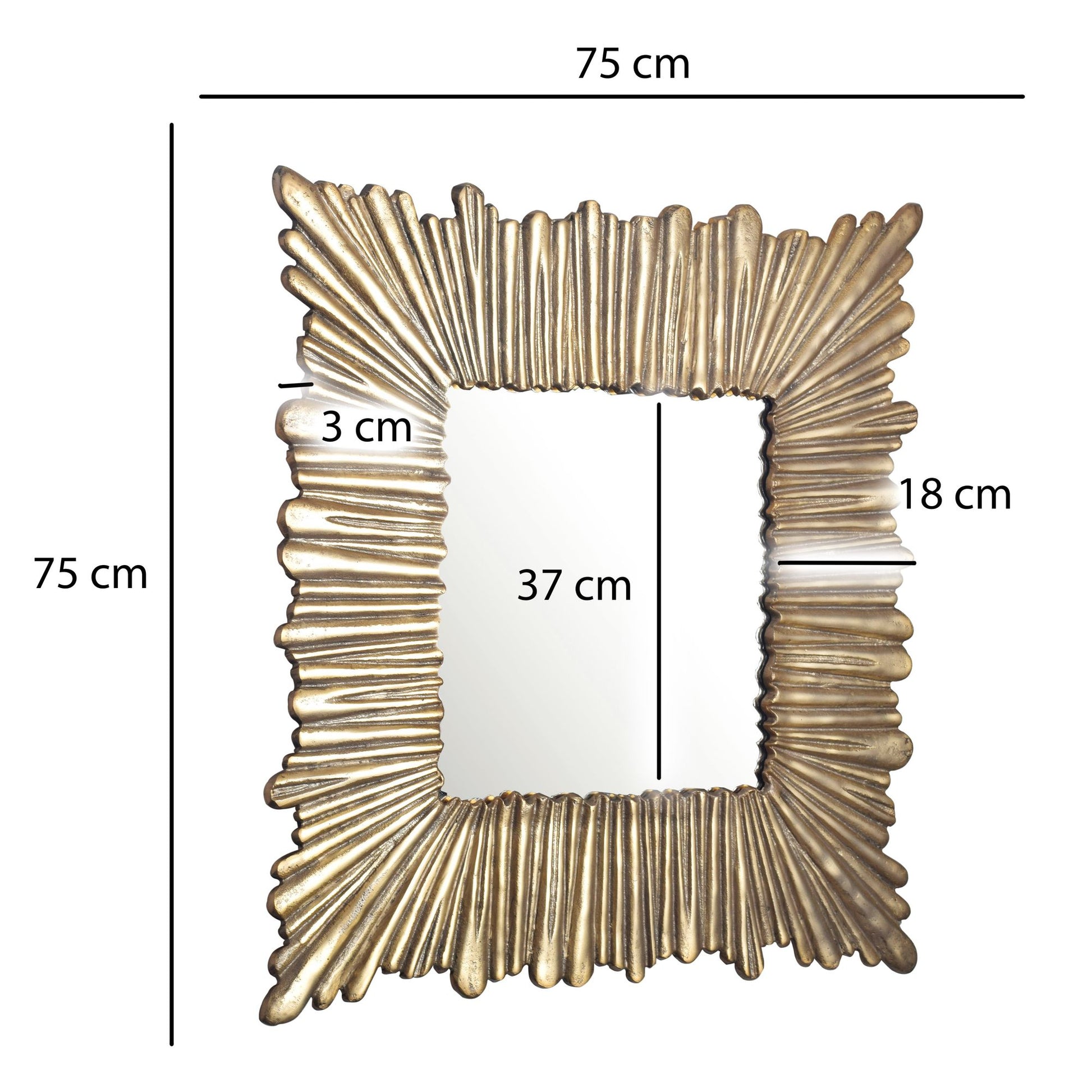 Espejo De Pared 75x75 Cm_3