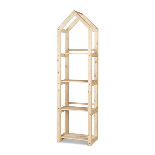 Estante Campanile Indoor L em madeira natural