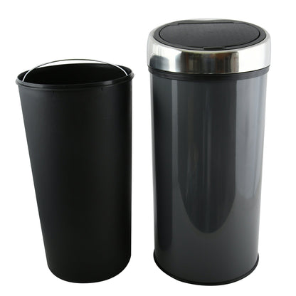 Cubo De Basura Inox Touch Antracita 30l_1