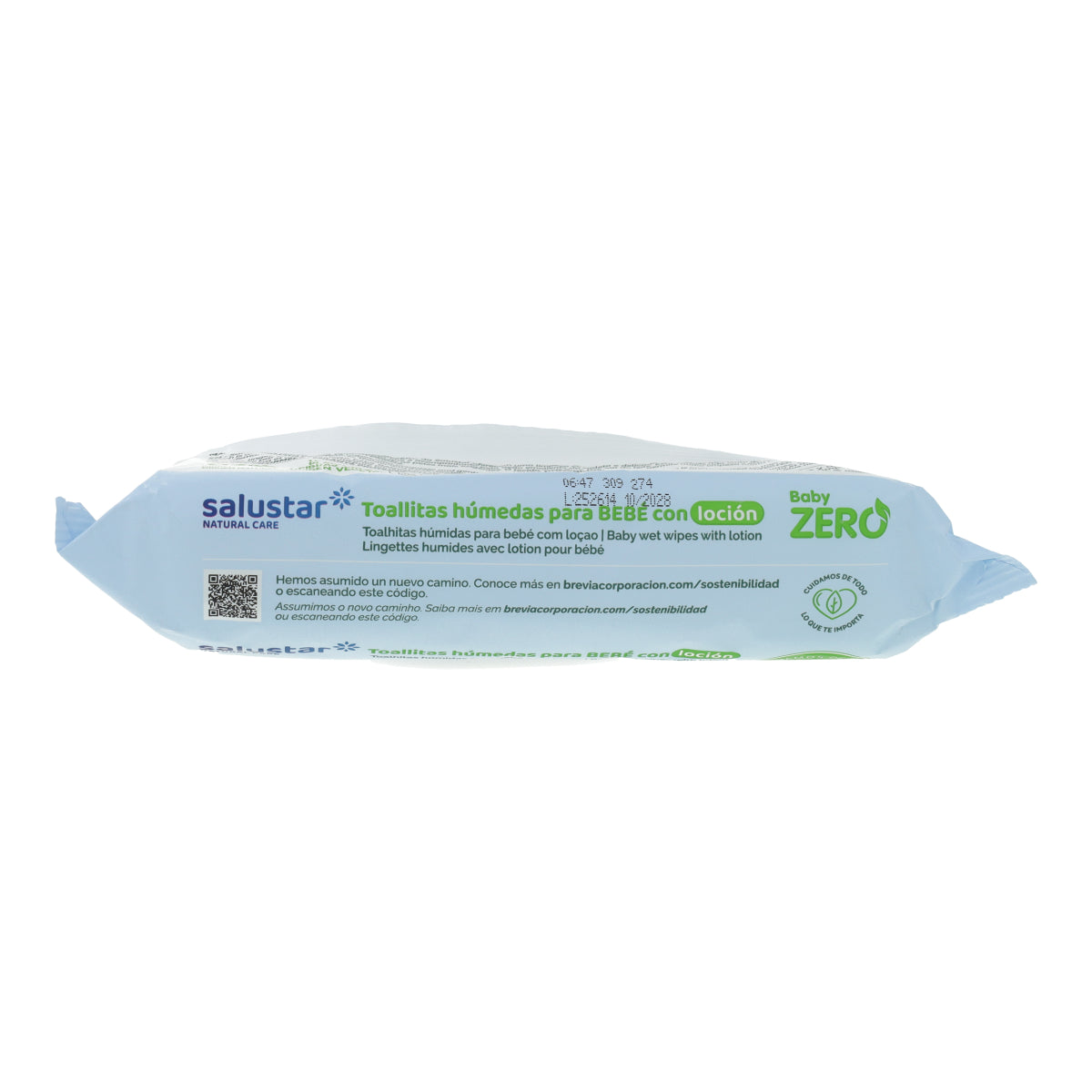 Toallitas de bebé biodegradables Salustar 60 uds