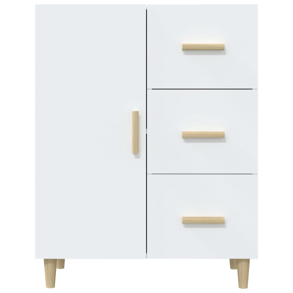 Aparador De Madera De Ingeniería Blanco 69,5x34x90 Cm / Vetonek_1