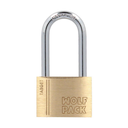 Candado Laton Arco Largo 60 Mm. Arco Endurecido. Candado Maletas, Candado Taquillas, Candado Puertas