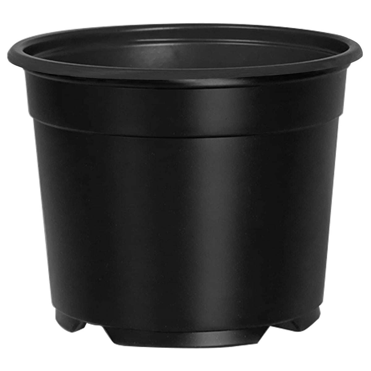 Maceta Redonda Para Flores 200 Uds. Negro Ø 10 X 8 Cm Plástico_0