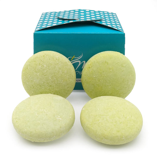 Pack 4 Champú Sólido para Todo Tipo de Cabello - 100 % Natural - Para Toda la Familia. Con Té Matcha y Aceite de Coco_0