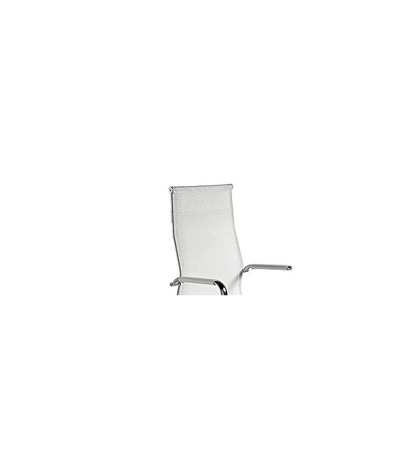 Silla Despacho Giratoria Elevable Acabado Blanco, 60 Cm(ancho) 108-115 Cm(altura) 66cm(fon_3
