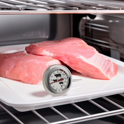 Termómetro Para Carne De Acero Inoxidable - Resistente Hasta 300 Grados_2
