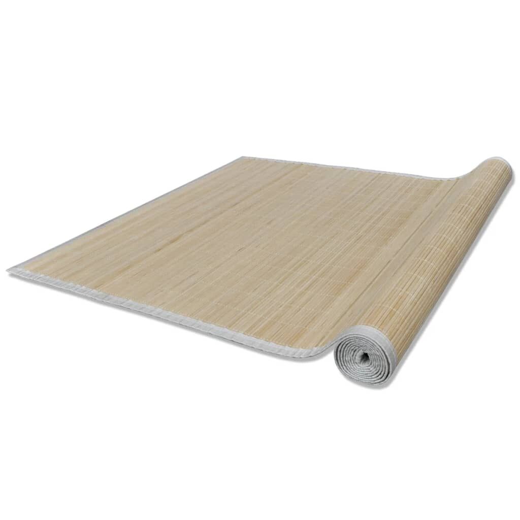 Vidaxl Alfombras Rectangulares De Bambú Natural 2 Unidades 120x180 Cm_3