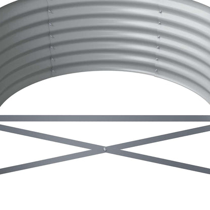 Jardinera Arriate Acero Galvanizado Antracita 224x80x36 Cm_4