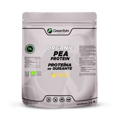 Green Tahr Proteína de Ervilha Biológica Sabor Banana 750g