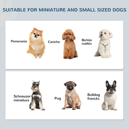 Pawhut Comedero Elevado Para Perros De Acero Inoxidable 44x24x15 Cm Gris_5