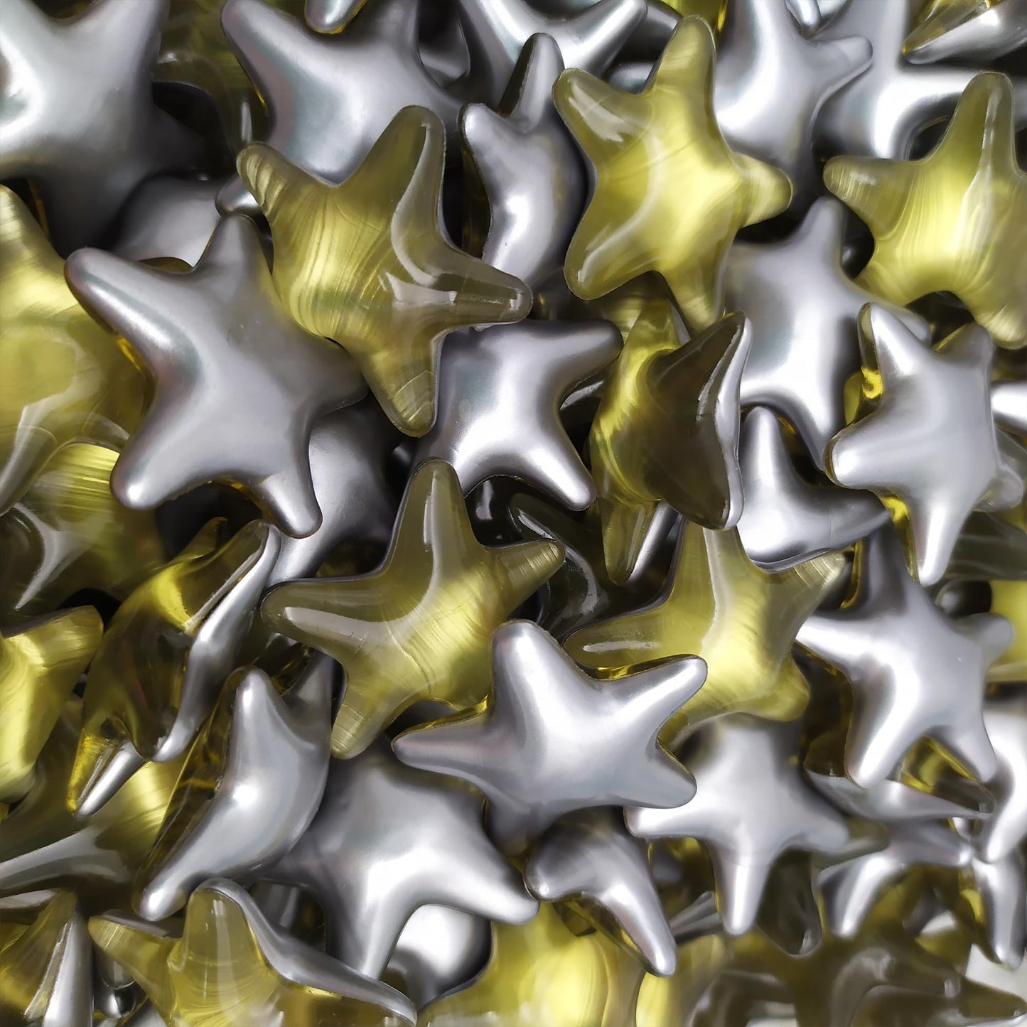 80 Perlas De Baño En Forma De Estrella - Con Aceite De Soja - Hidrata, Suaviza Y Perfuma La Piel - Aroma Manzana_2