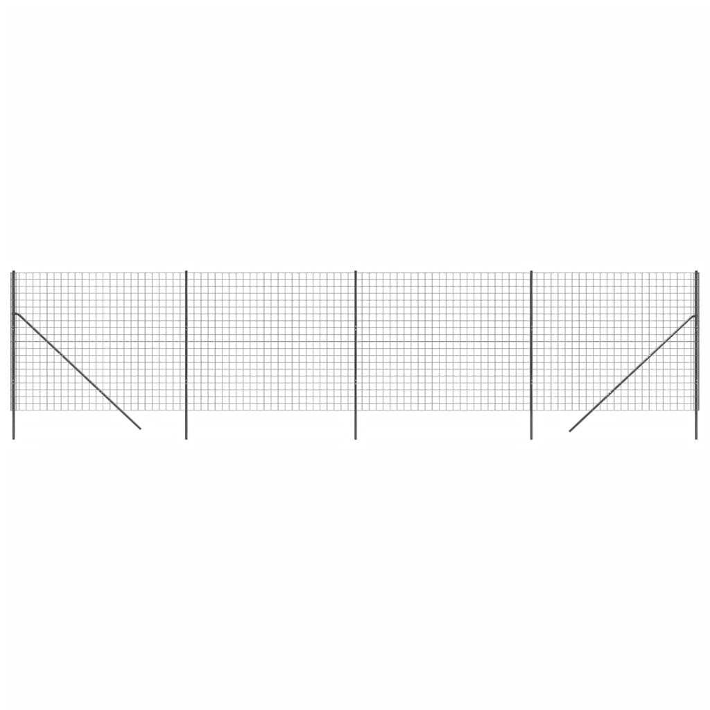 Cerca De Alambre De Acero Galvanizado Gris Antracita 1,6x10 M / Vetonek_1