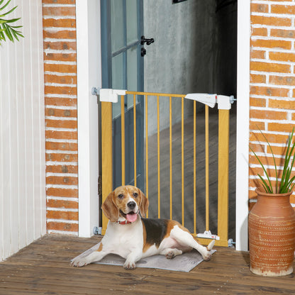 Pawhut Barrera De Seguridad Para Perros 77-103 Cm 2 Extensiones Mango Luminoso_1