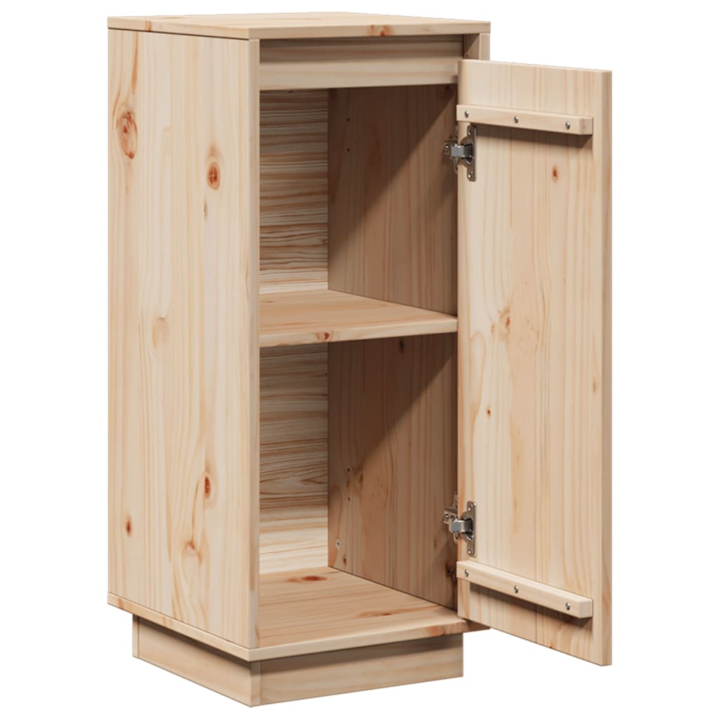Aparador De Madera Maciza De Pino 31,5x34x75 Cm / Vetonek_4