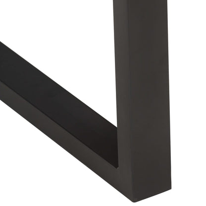 Mesa De Centro Borde Natural Madera Maciza Acacia 115x60x40 Cm_3