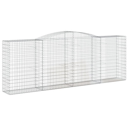 Cestas Gaviones 9 Uds Forma De Arco Hierro 400x50x140/160 Cm_2