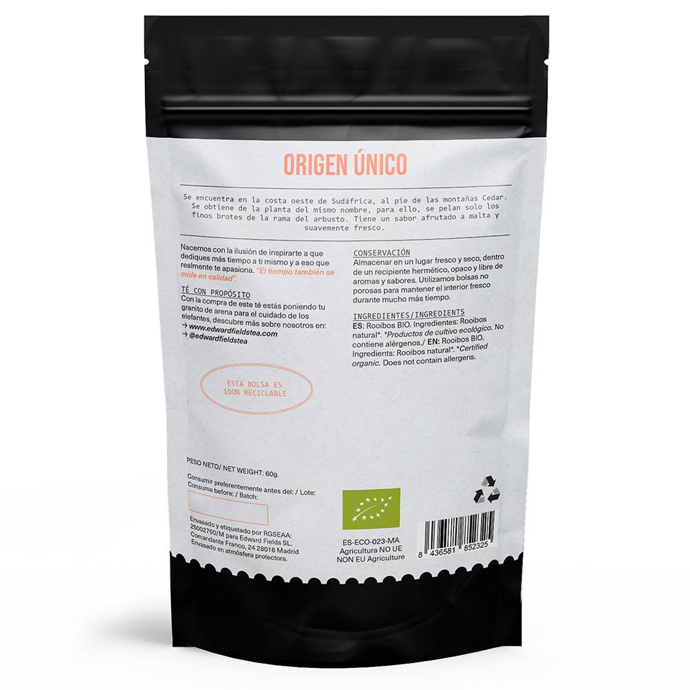 Infusão a granel de Rooibos biológico Edward Fields 60g