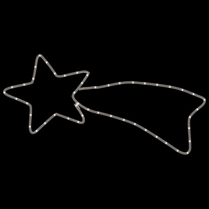 Vidaxl Figura De Estrella De Navidad Con 48 Led Blanco Cálido 65x28 Cm_3
