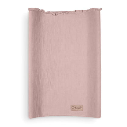 Funda De Cambiador Muselia Algodón 100% Cotton Color Rosa_0