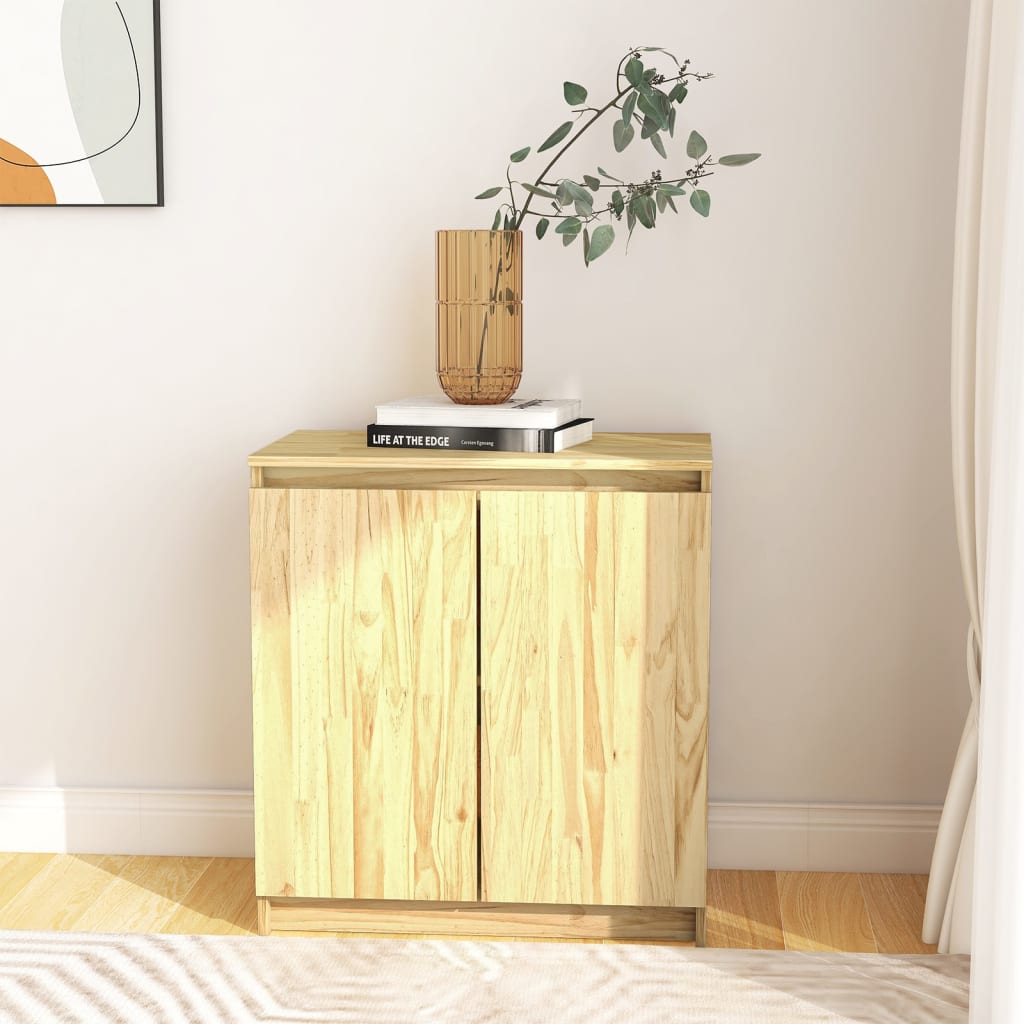 Armario Auxiliar De Madera Maciza De Pino 60x36x65 Cm / Vetonek_4