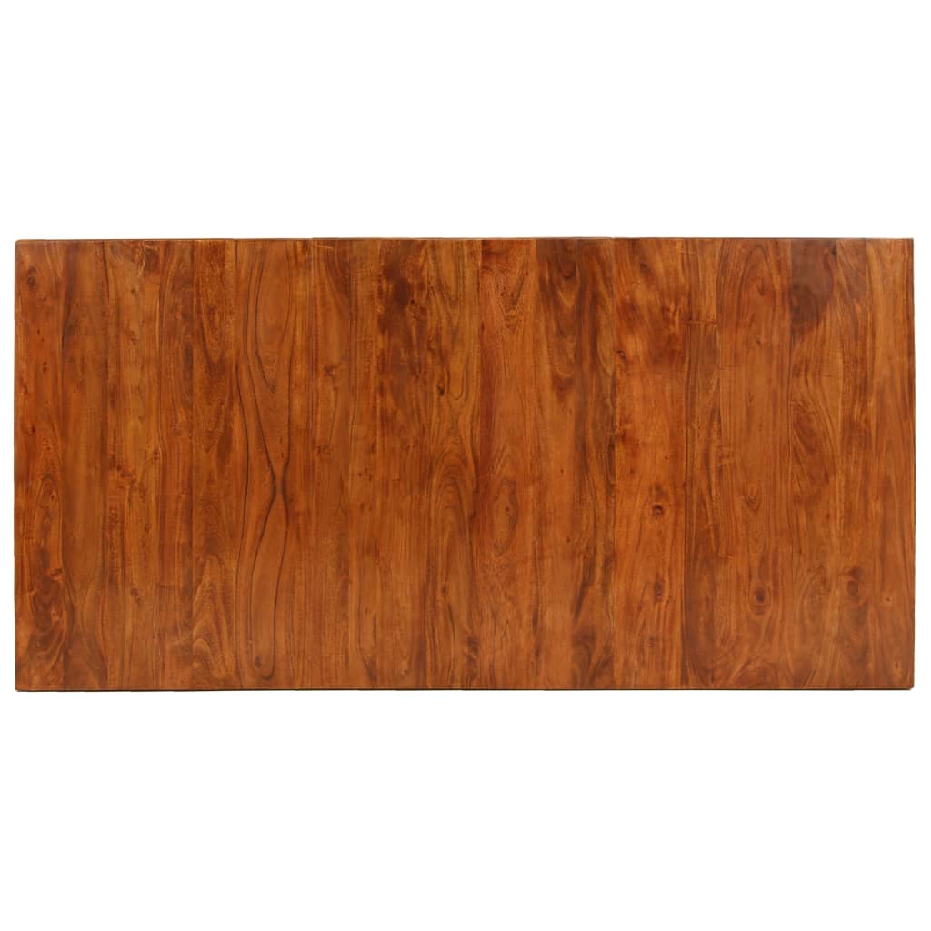 Mesa De Comedor De Madera Maciza 180x90x76 Cm_1