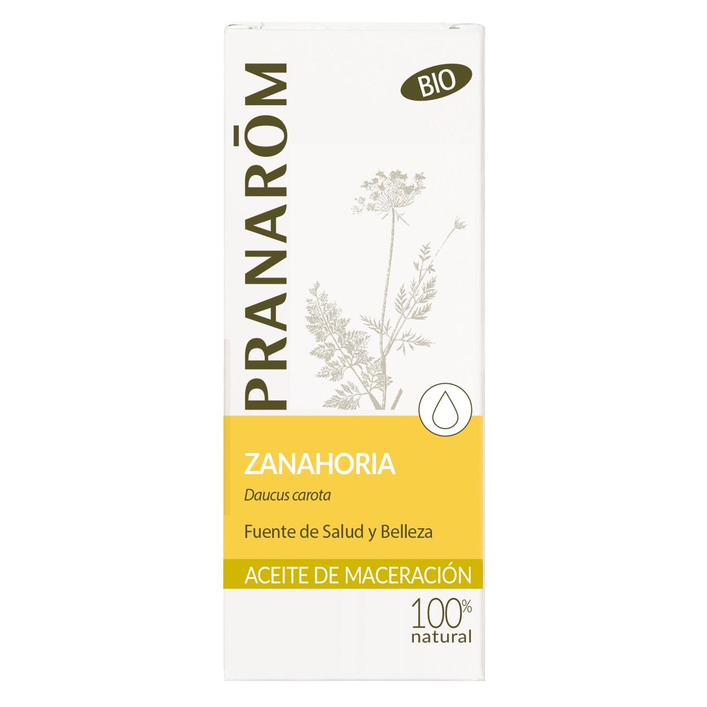 Óleo Vegetal de Cenoura Biológico Pranaróm 50ml