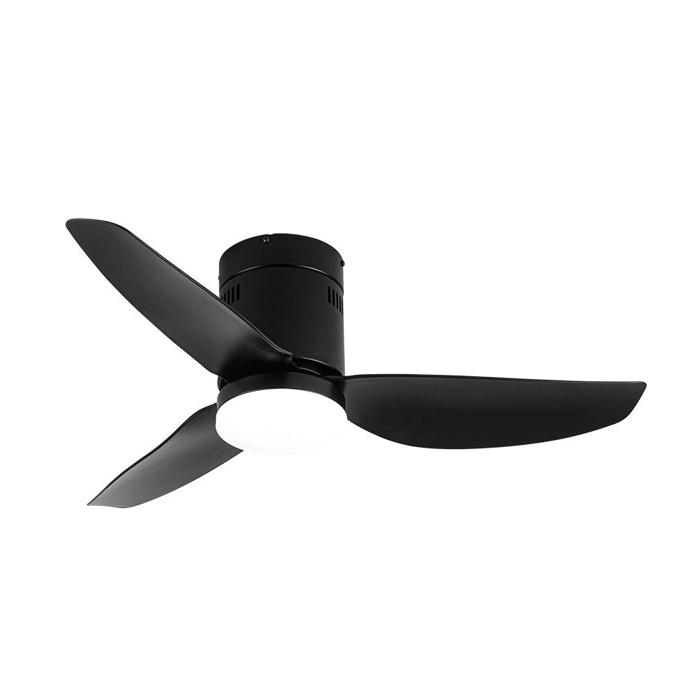 Ventilador Dc Borax 20w Negro 3aspas 6vel 3000-4000-6500k 2350lm Remoto, Memoria Y Temporizador 27x101x101cm_1