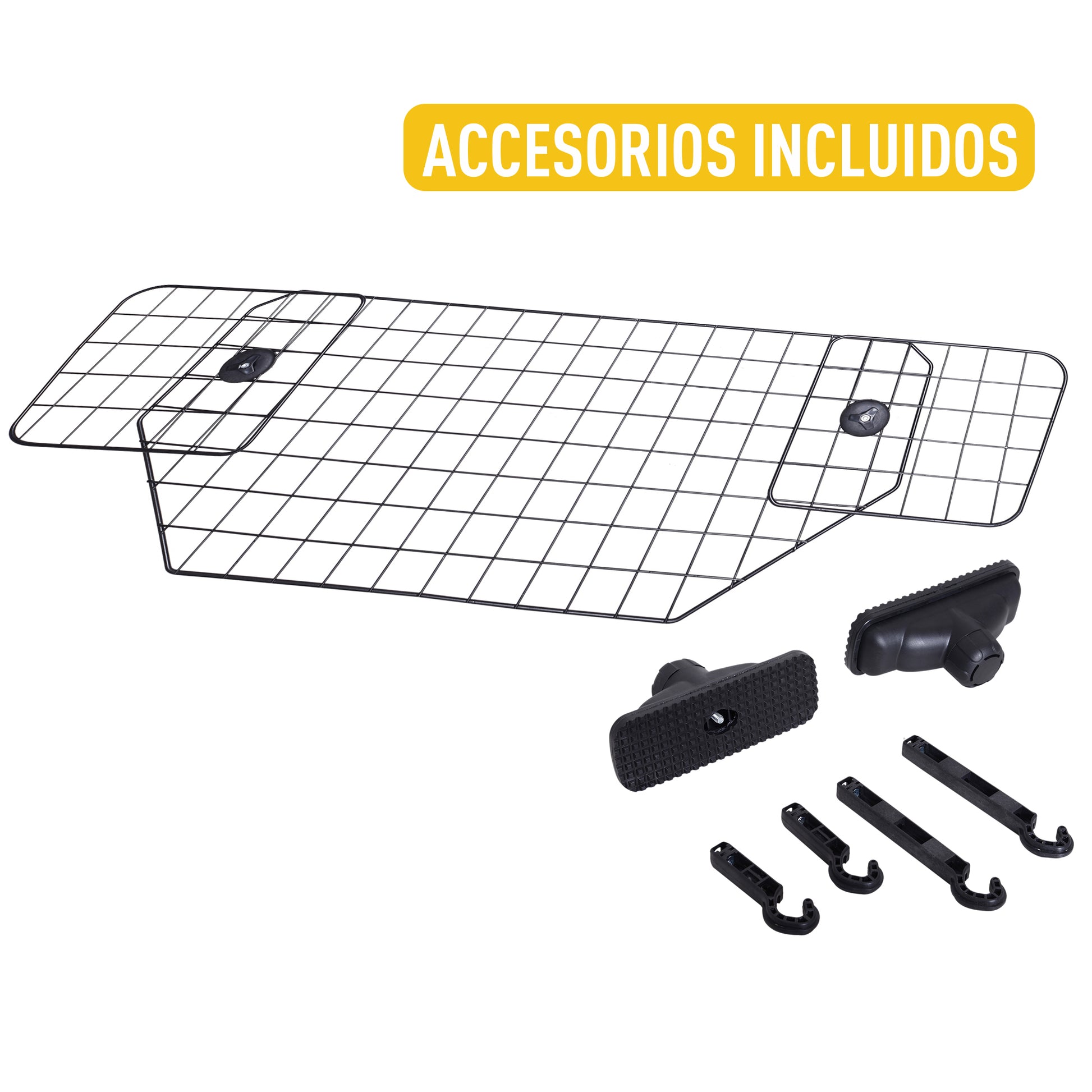 Pawhut Rejilla Separador Perro Coche Extensible Reja De Seguridad Barrera_3