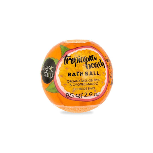 Bomba de Banho Orgânica Maracujá e Manga "Tropicana Beach", Organic Shop 85 g