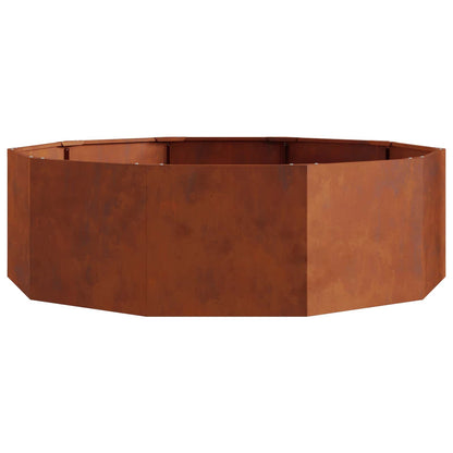Jardinera Oxidado 120 X 120 X 35 Cm Acero Autopatinable_5