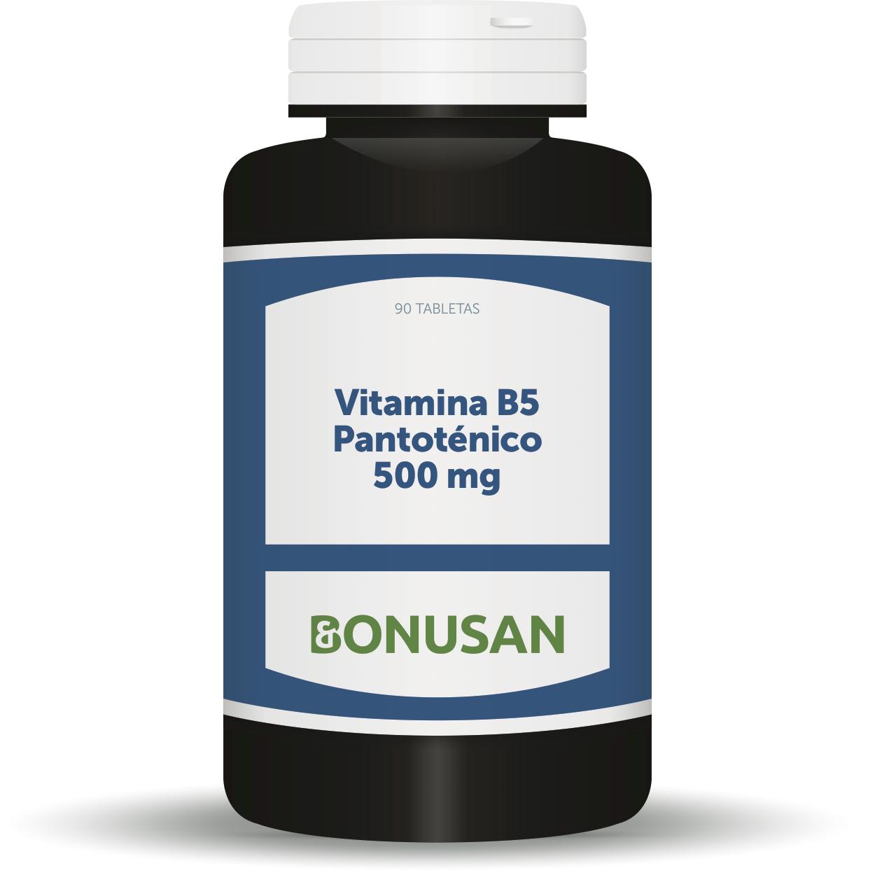 Ácido Pantoténico Vitamina B5 90 Comprimidos Bonusan