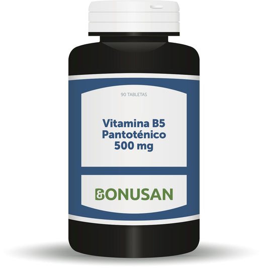 Ácido Pantoténico Vitamina B5 90 Comprimidos Bonusan