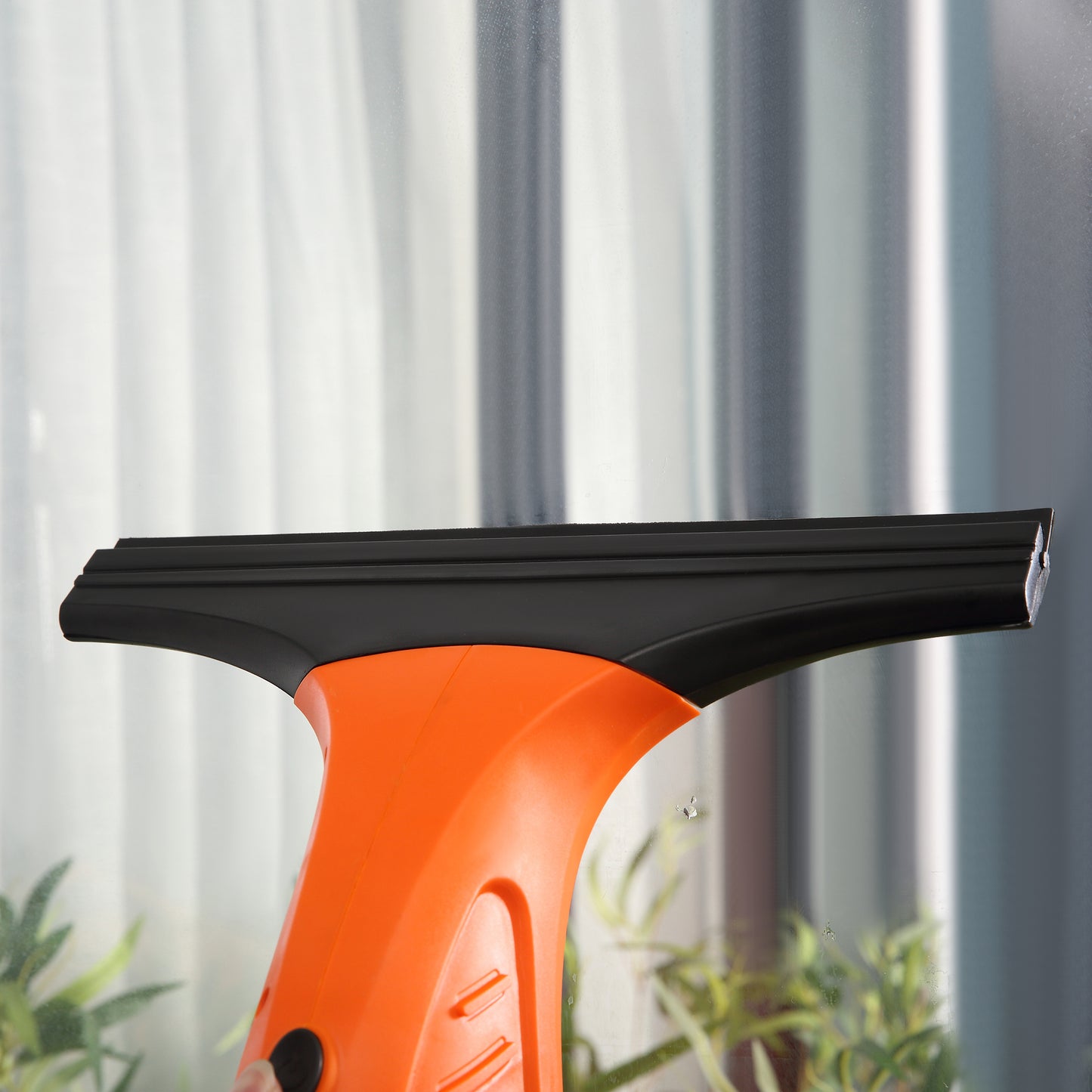 Homcom Limpiador De Ventanas Eléctrico Con Depósito De Agua 300 Ml Punta De Goma_4