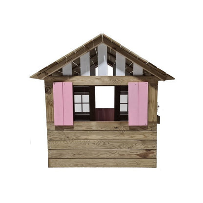 Casita De Madera Masgames Lollipop Xl Rosa Sin Suelo De Madera._4