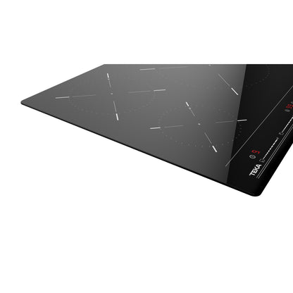 Placa de indução Teka IBC 63010 MSS de 3 zonas, 60 cm, vidro preto