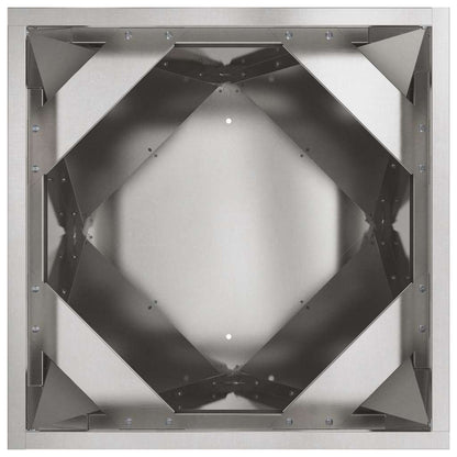 Jardinera Plateado 30 X 30 X 75 Cm Acero Inoxidable_5