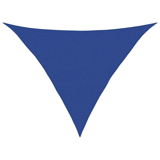 Vidaxl Toldo De Vela Triangular Hdpe Azul 160 G/m² 5x5x6 M_0