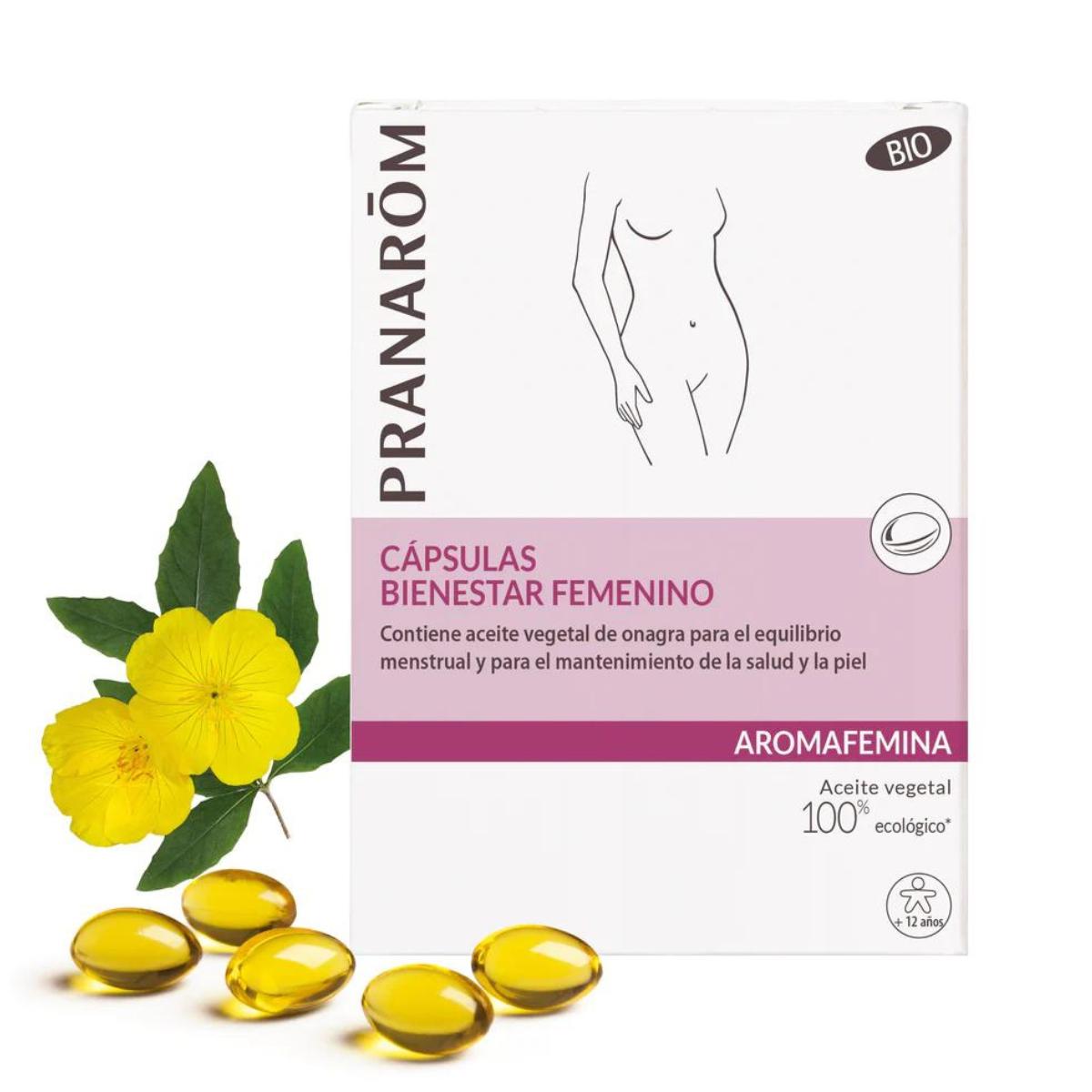 Cápsulas de Bem-Estar Feminino Orgânico Pranarom 30 Cápsulas