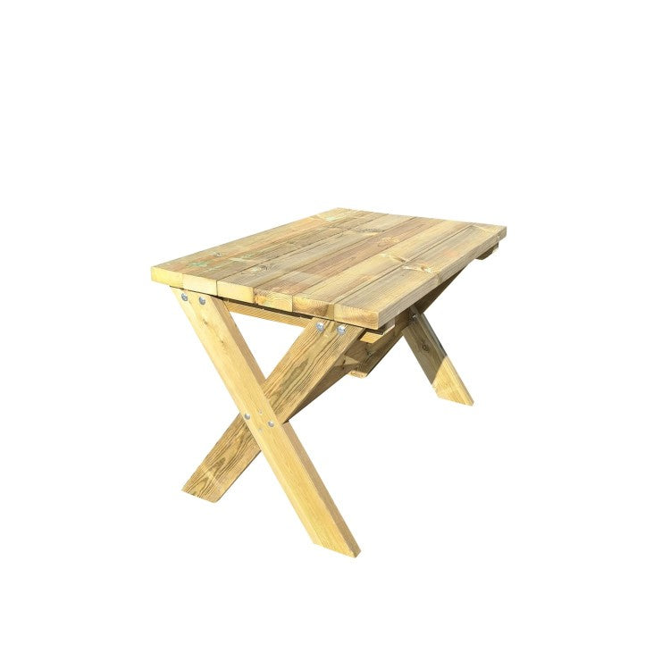 Mesa De Madera Exterior Masgames Xerta 120 Cm Madera Sin Pintar._2