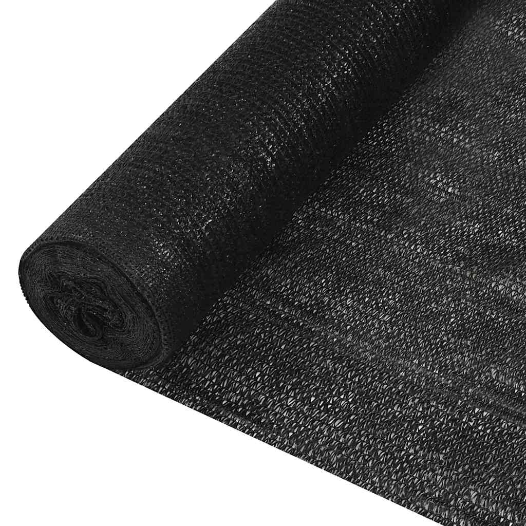 Vidaxl Red De Privacidad Hdpe Negro 1,5x10 M 150 G/m²_0