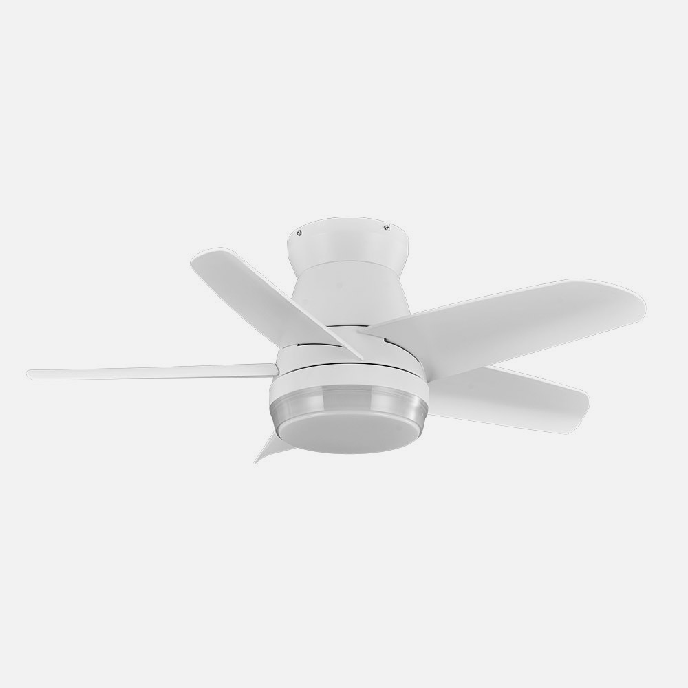 Ventilador Dc Neutron 24w 2400lm Blanc 5 Aspas 91d 3000k,4500k,6000k, Remoto+temporizador+memoria_1